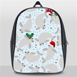 christmas  Manatee School Bag (XL)