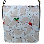 christmas  Manatee Flap Closure Messenger Bag (S)