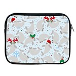 christmas  Manatee Apple iPad Zipper Case