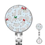 christmas  Manatee Stainless Steel Nurses Watch