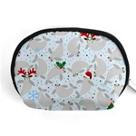 christmas  Manatee Accessory Pouch (Medium)