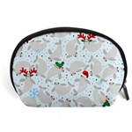 christmas  Manatee Accessory Pouch (Large)