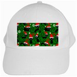 Christmas Santa Cats White Cap