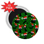 Christmas Santa Cats 2.25  Magnet (10 pack)