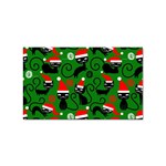 Christmas Santa Cats Sticker (Rectangular)