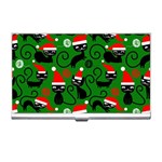 Christmas Santa Cats Business Card Holder