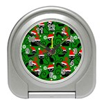 Christmas Santa Cats Travel Alarm Clock