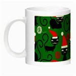 Christmas Santa Cats Night Luminous Mug