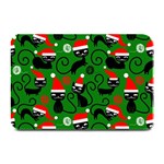 Christmas Santa Cats Plate Mat