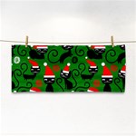 Christmas Santa Cats Hand Towel