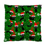 Christmas Santa Cats Standard Cushion Case (Two Sides)