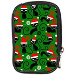 Christmas Santa Cats Compact Camera Leather Case