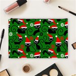 Christmas Santa Cats Cosmetic Bag (Large)