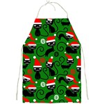 Christmas Santa Cats Full Print Apron