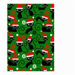 Christmas Santa Cats Small Garden Flag (Two Sides)