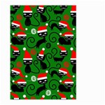 Christmas Santa Cats Large Garden Flag (Two Sides)