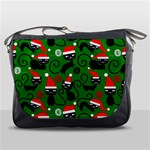 Christmas Santa Cats Messenger Bag