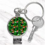 Christmas Santa Cats Nail Clippers Key Chain