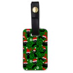 Christmas Santa Cats Luggage Tag (one side)