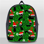 Christmas Santa Cats School Bag (XL)