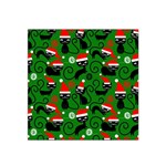 Christmas Santa Cats Satin Bandana Scarf