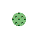 sequin christmas Holly 1  Mini Button