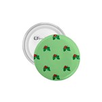 sequin christmas Holly 1.75  Button