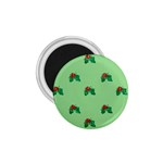 sequin christmas Holly 1.75  Magnet