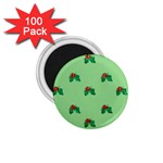 sequin christmas Holly 1.75  Magnet (100 pack) 