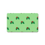 sequin christmas Holly Magnet (Name Card)