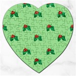 sequin christmas Holly Jigsaw Puzzle (Heart)