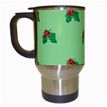 sequin christmas Holly Travel Mug (White)