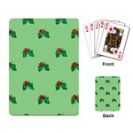 sequin christmas Holly Playing Cards Single Design