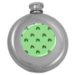 sequin christmas Holly Hip Flask (5 oz)