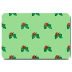 sequin christmas Holly Large Doormat