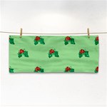 sequin christmas Holly Hand Towel