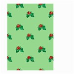 sequin christmas Holly Small Garden Flag (Two Sides)