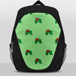 sequin christmas Holly Backpack Bag