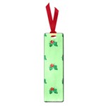 sequin christmas Holly Small Book Mark