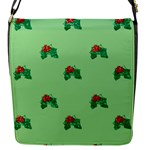 sequin christmas Holly Flap Closure Messenger Bag (S)