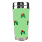 sequin christmas Holly Stainless Steel Travel Tumbler