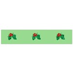 sequin christmas Holly Flano Scarf (Small)