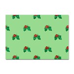 sequin christmas Holly Sticker A4 (10 pack)