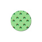 sequin christmas Holly Golf Ball Marker