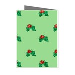 sequin christmas Holly Mini Greeting Cards (Pkg of 8)