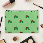 sequin christmas Holly Cosmetic Bag (Large)