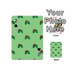 sequin christmas Holly Playing Cards 54 (Mini)