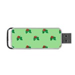 sequin christmas Holly Portable USB Flash (Two Sides)