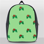 sequin christmas Holly School Bag (XL)