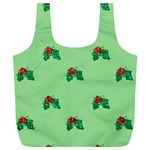 sequin christmas Holly Full Print Recycle Bag (XL)